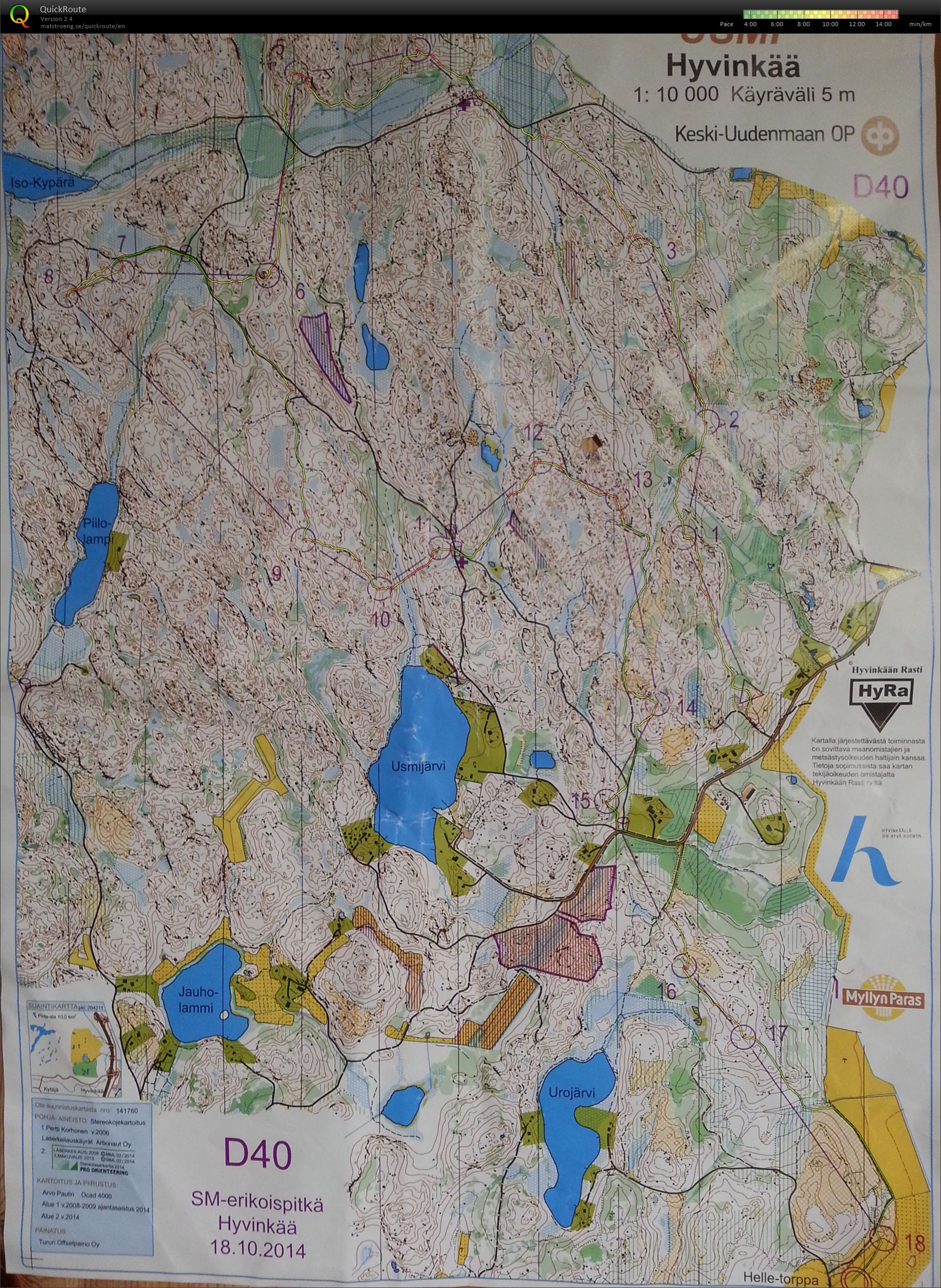 SM erikoispitkä 2014 (18/10/2014)