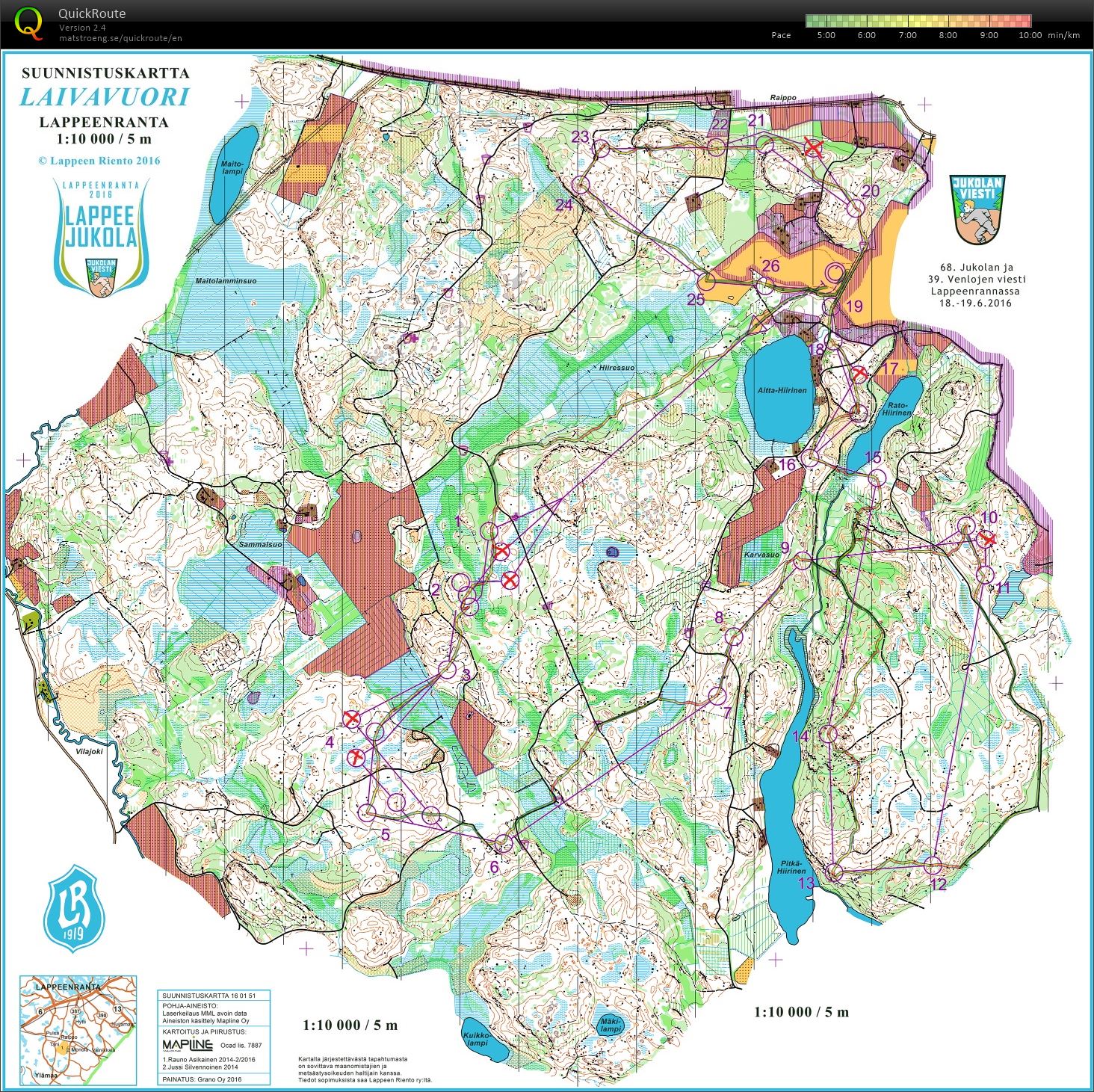 Lappee-Jukola (19/06/2016)