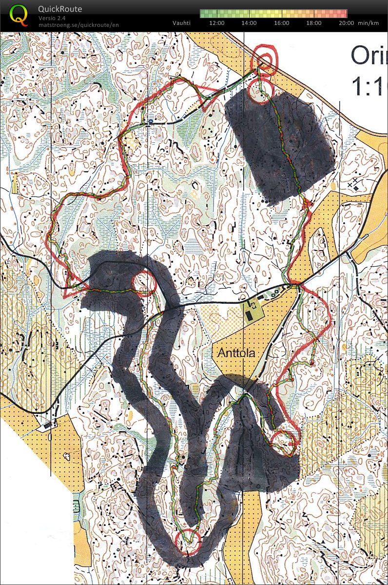 Lumikenkäsuunnistus Sammalistossa (03/02/2013)