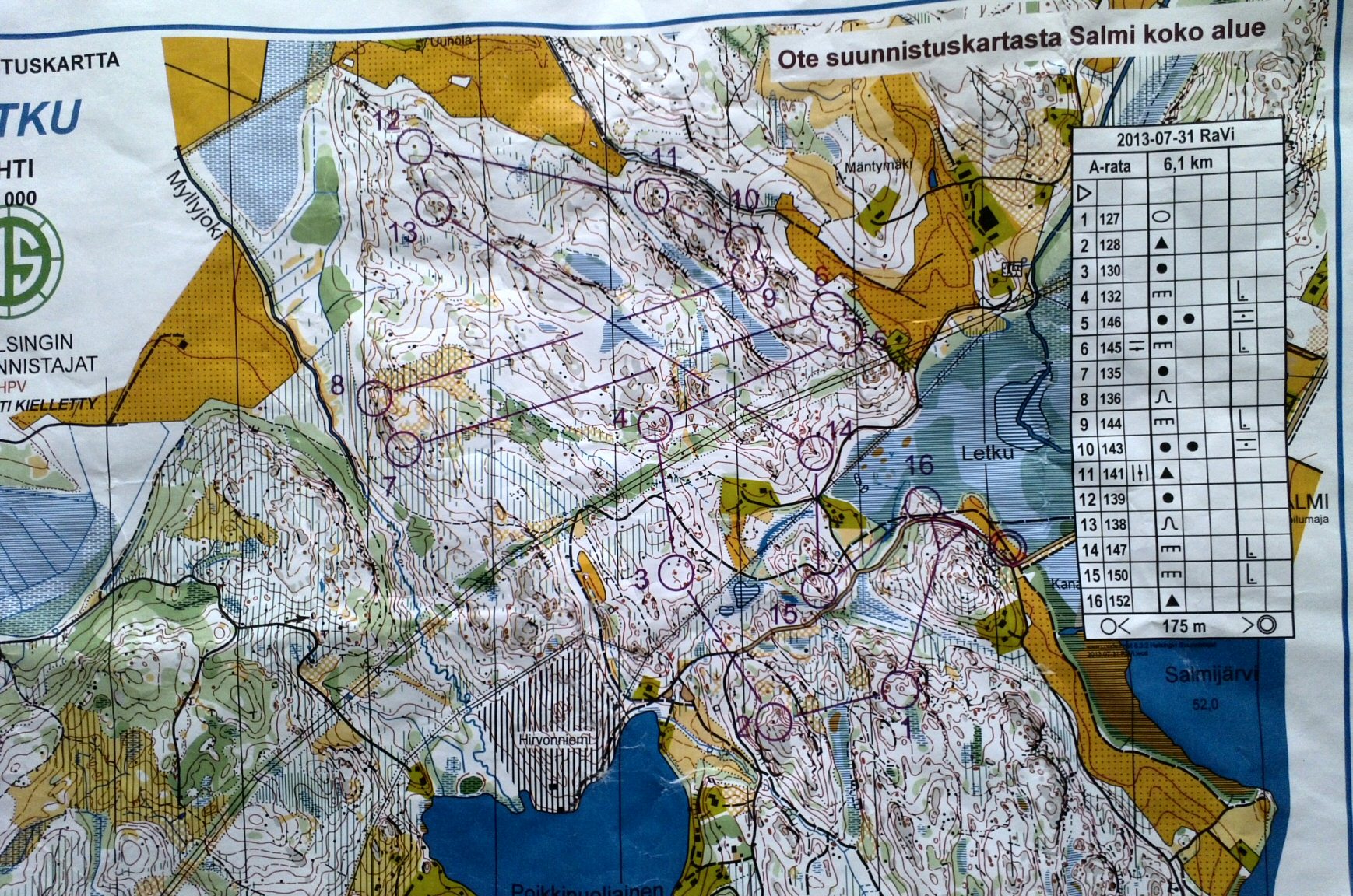 Keskiviikkorastit/ Ra-Vi (01/08/2013)
