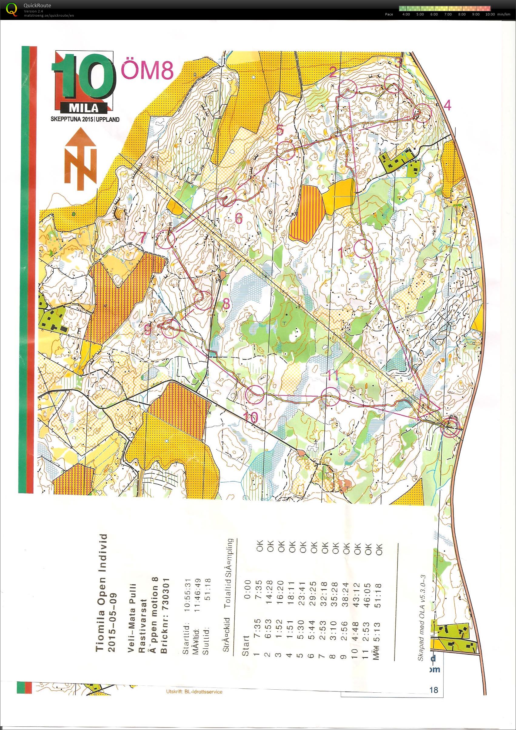 Tiomila 2015 open (2015-05-09)