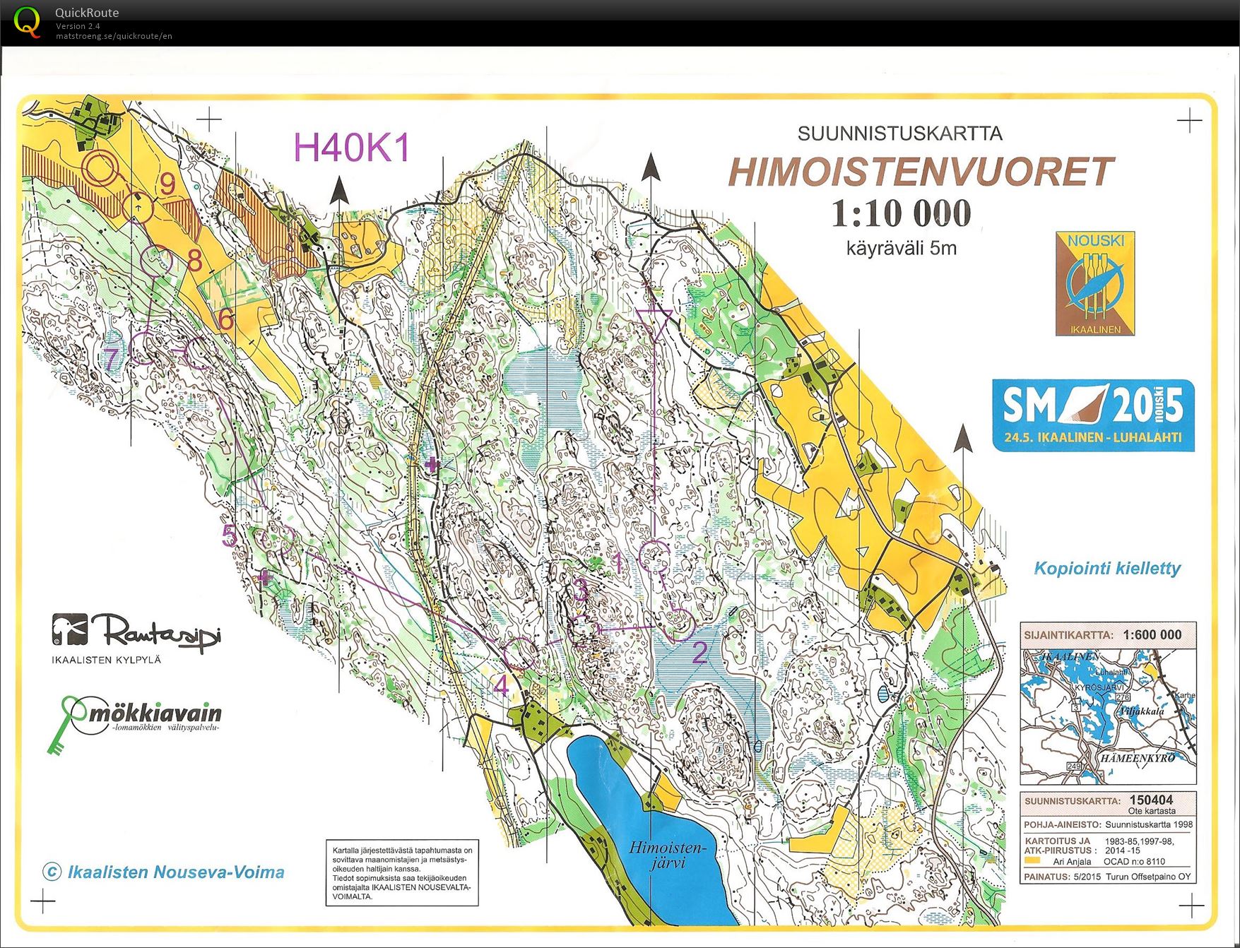 SM-keskimatka 2015 karsinta (24/05/2015)