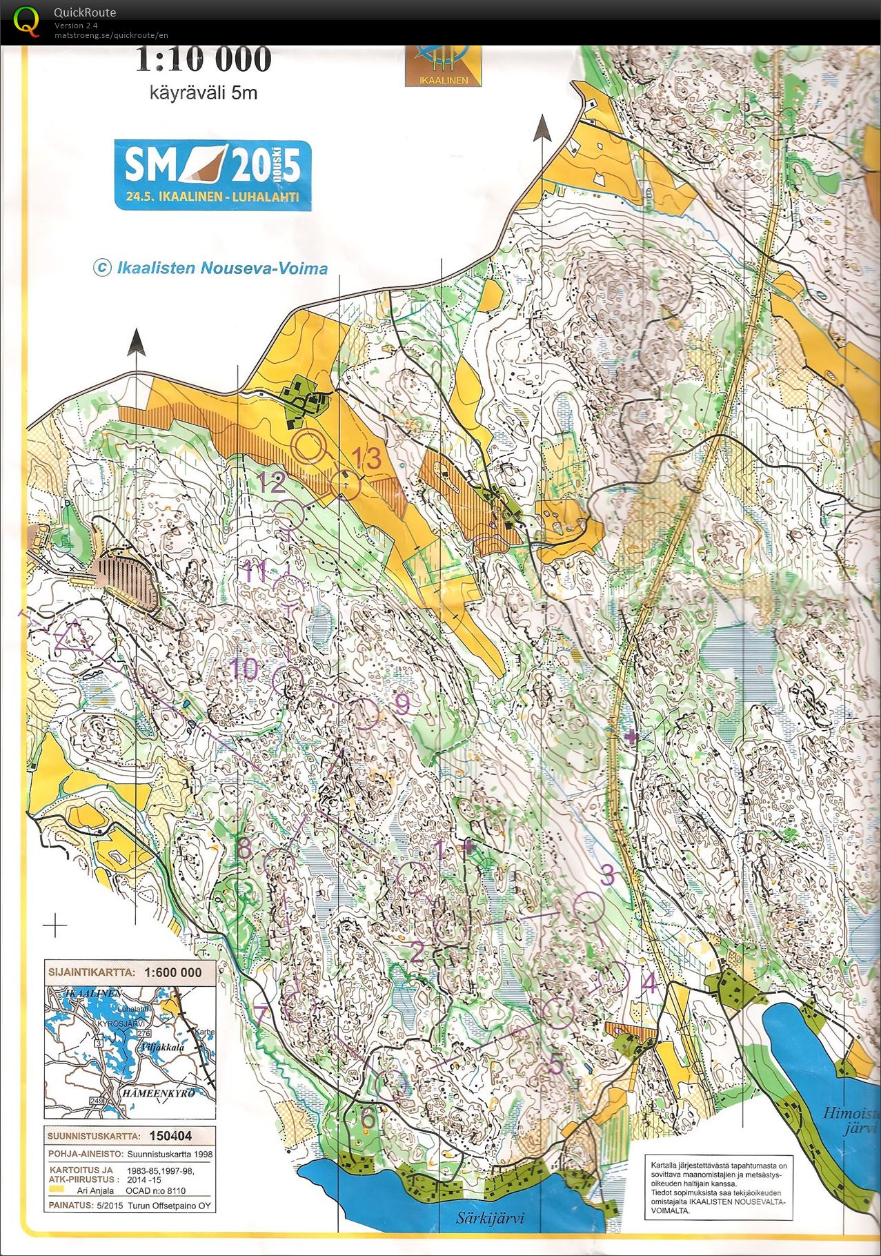 SM-keskimatka 2015 finaali (24.05.2015)