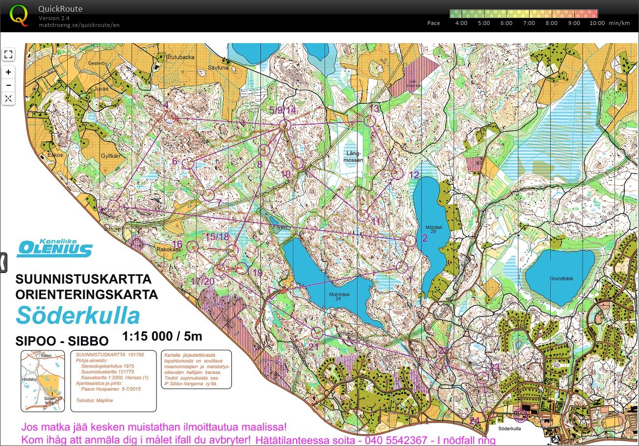 Raatojuoksu 2015 Kadaverloppet (31/10/2015)