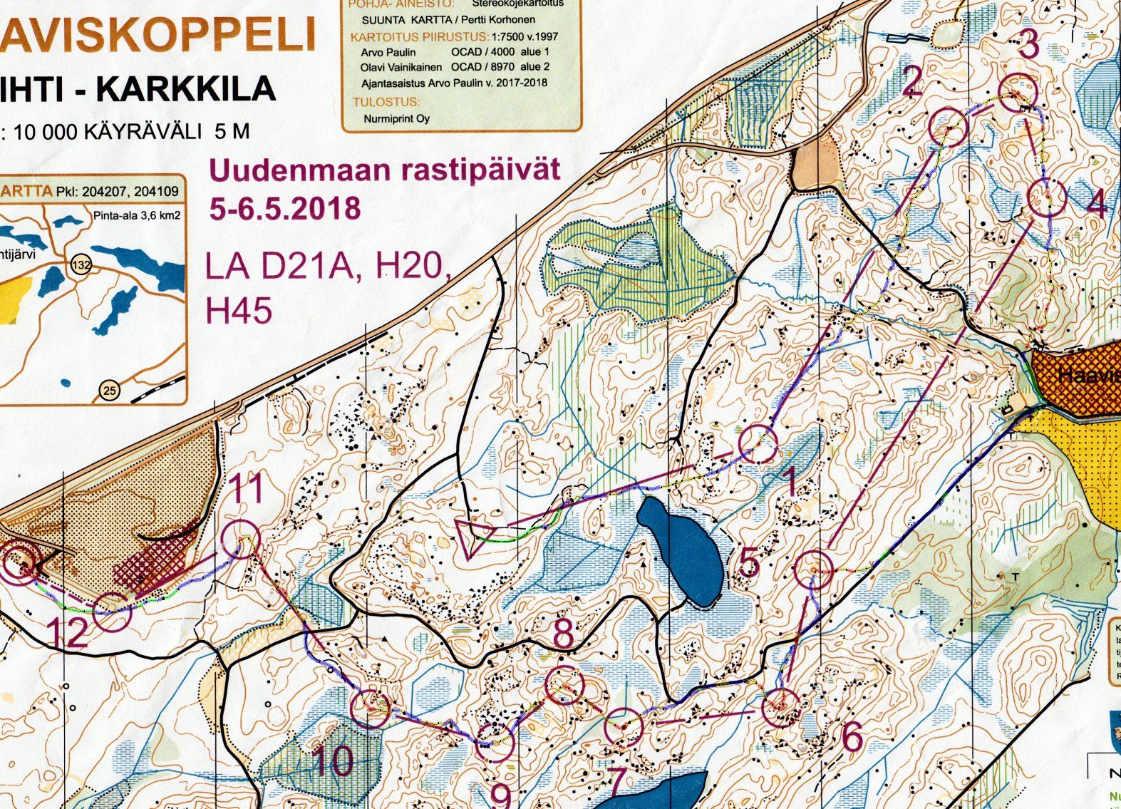 Uudenmaan Rastipäivät H45 la (05/05/2018)