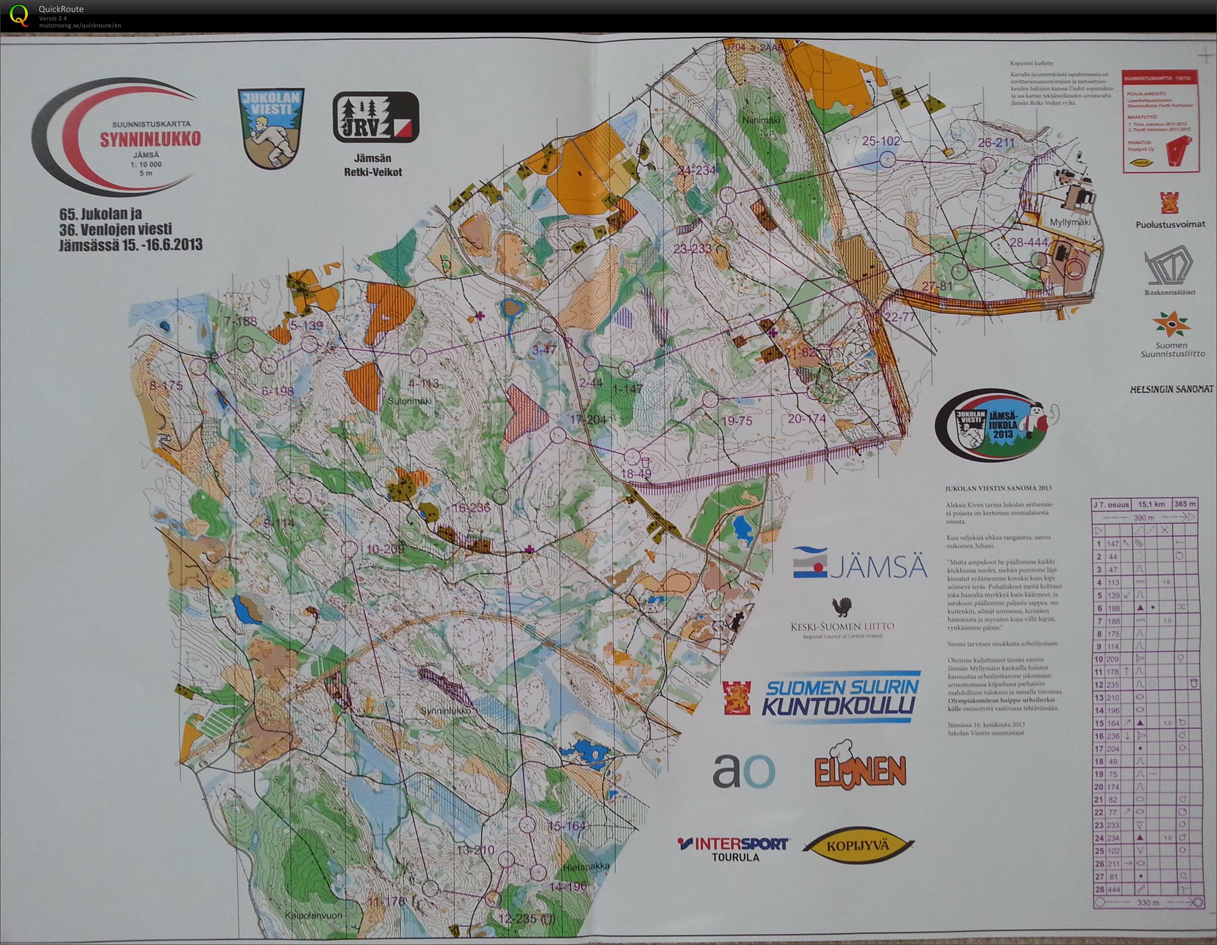 Jukola 2013 (16.06.2013)