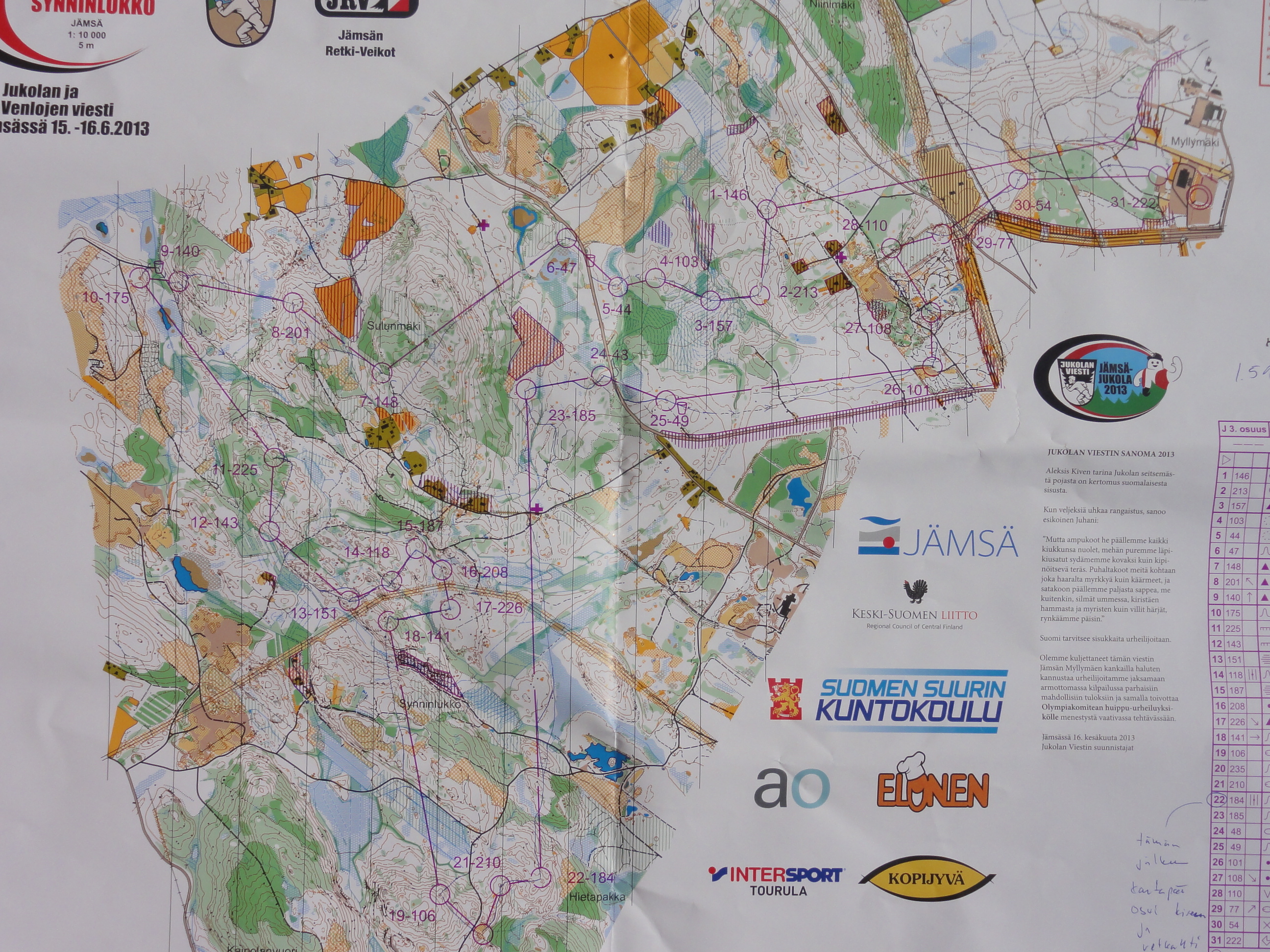 Jukola (16/06/2013)