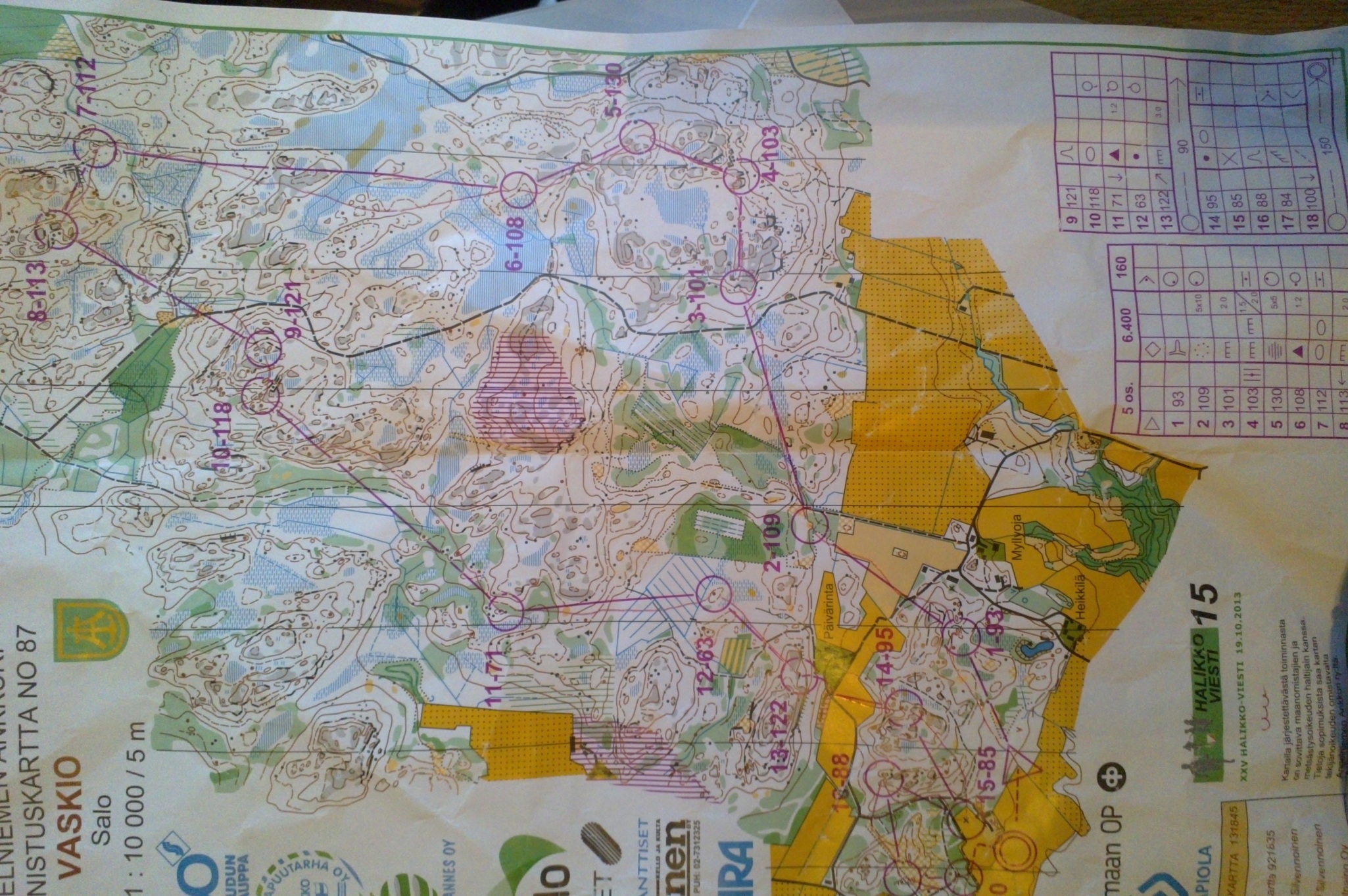 Halikko 2013 5th leg. (19-10-2013)