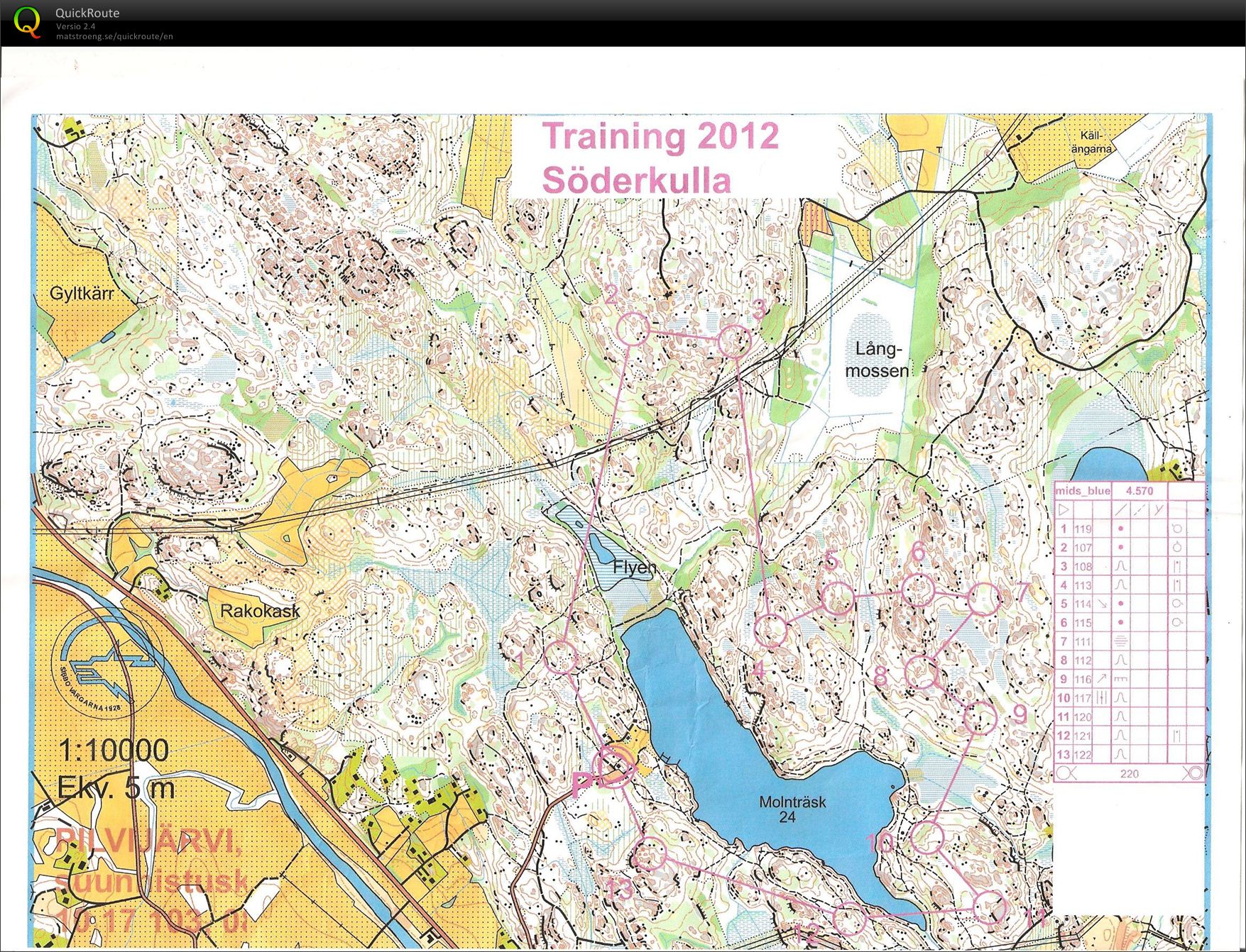 Jukola 2012 training (02-06-2012)