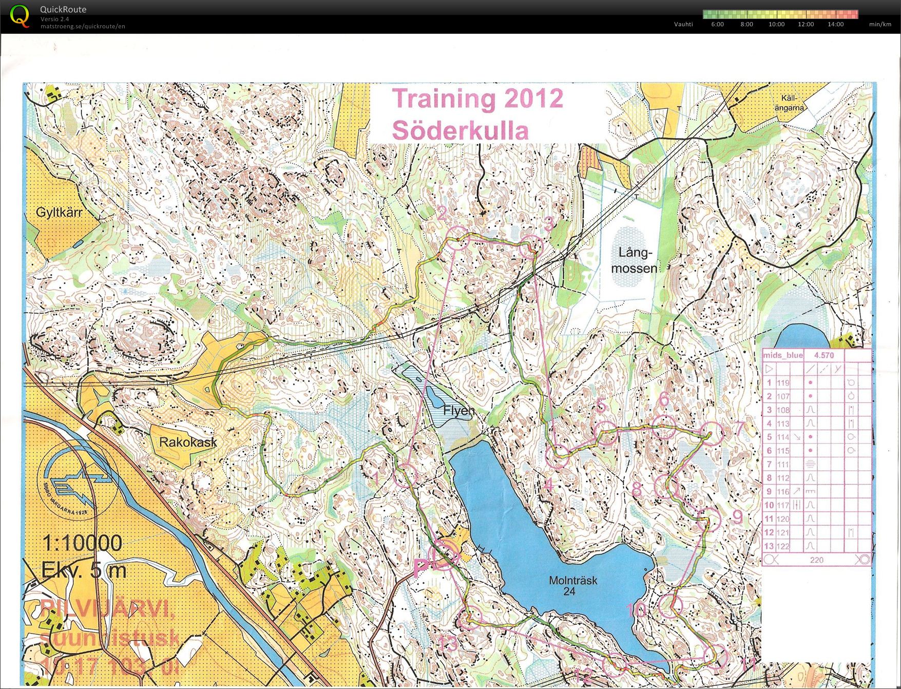 Jukola 2012 training (02-06-2012)