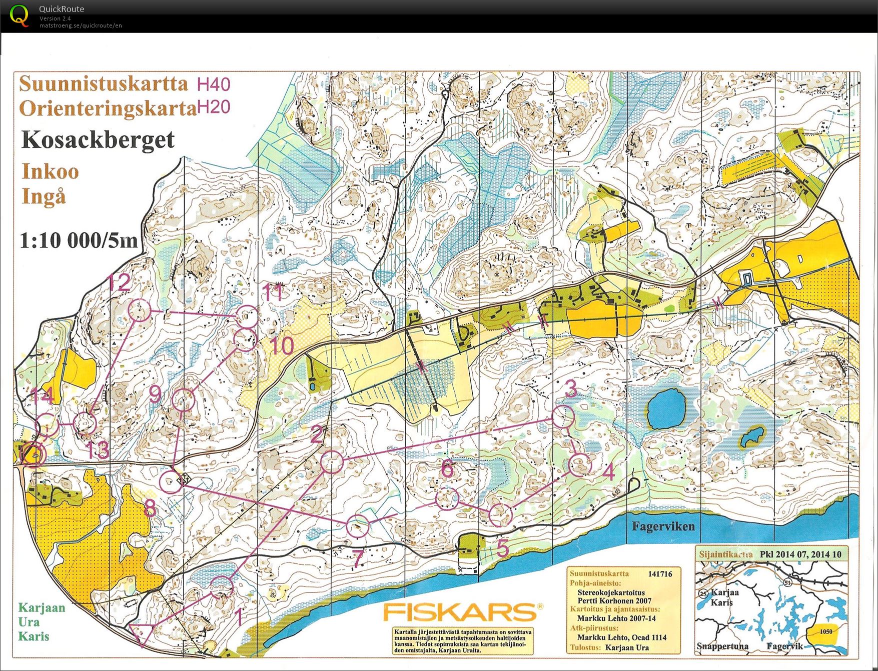 Billnäs keskimatka 2014 (06.04.2014)