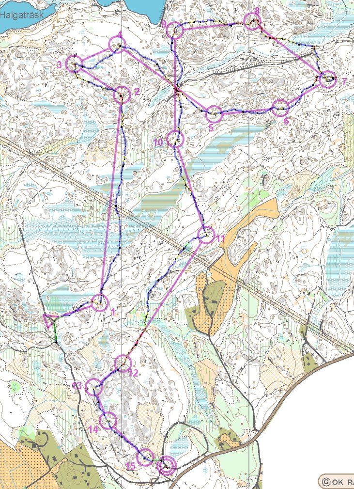 OK Raseborg vårtävling 2014 H40 (2014-04-12)